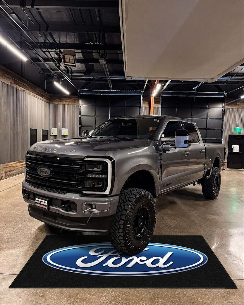 Ford Garage Floor Mat 5x7 FT (60x87 Inches) Showroom Rug