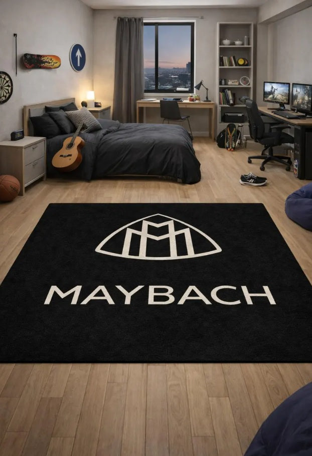 Maybach Garage Mat – Non-Slip Premium Rug for Home & Car Display (59×86”)