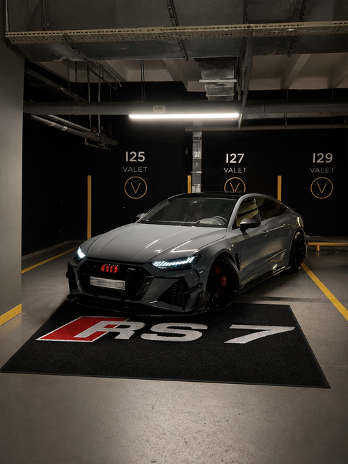Audi RS7 Garage Floor Mat – Premium Parking Mat 60x87 Inches