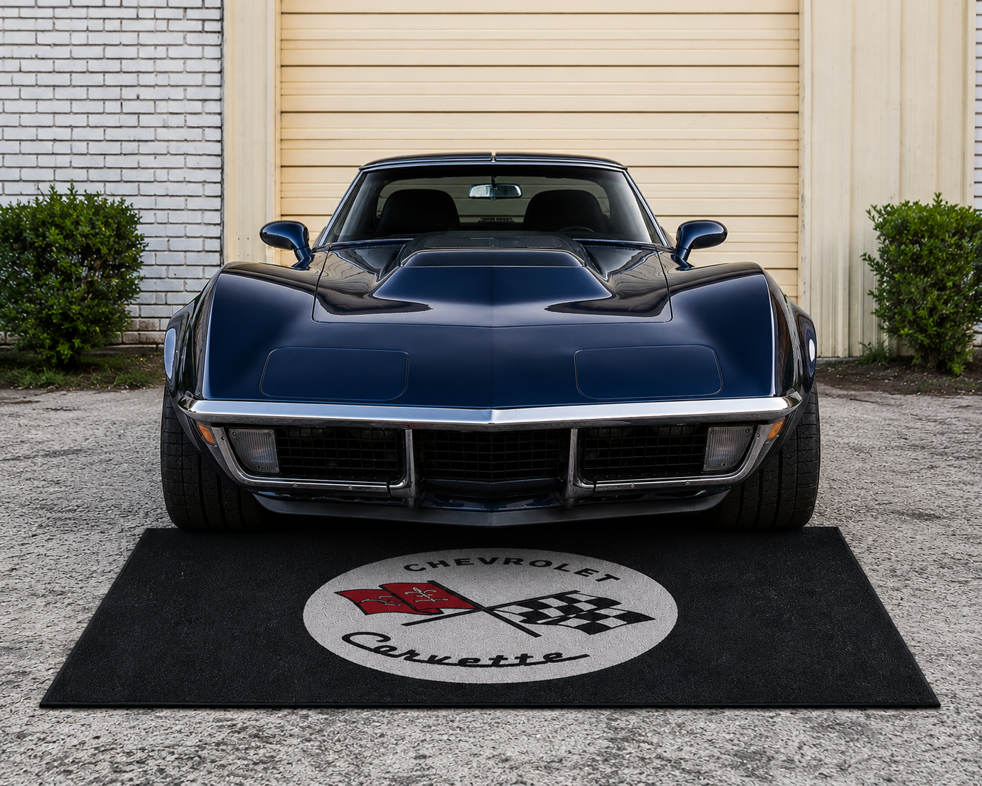 Corvette C2 Garage Floor Mat 5x7 FT (60x87 Inches) Showroom Rug
