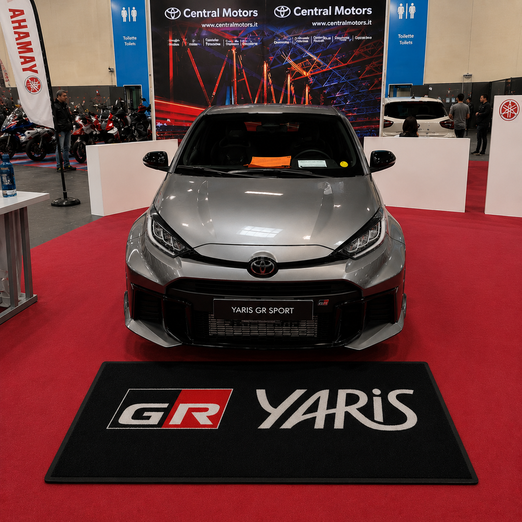 Toyota GRYARIS Garage Floor Mat 5x7 FT (60x87 Inches) Showroom Rug