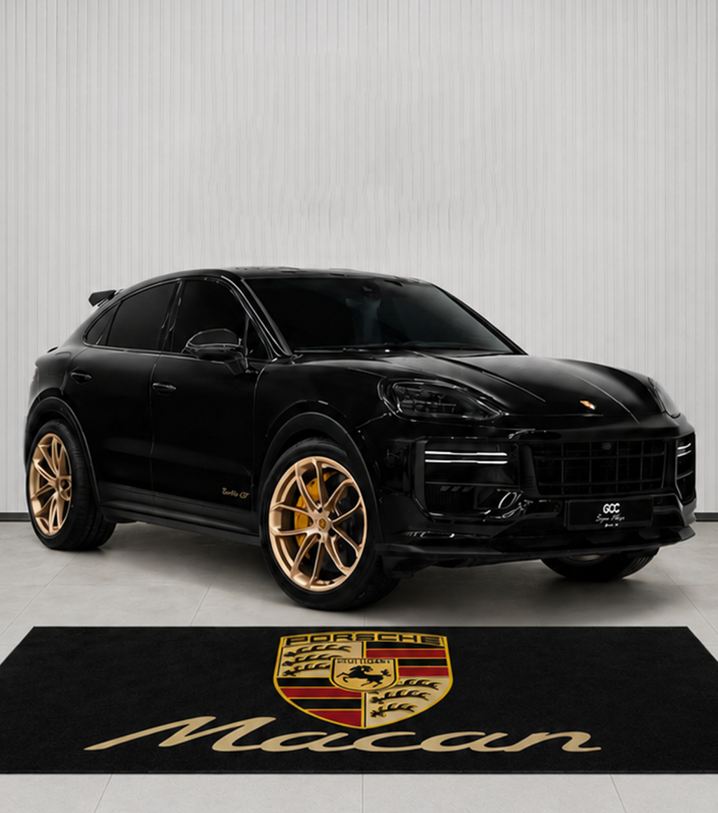 Porsche Macan Garage Floor Mat 5x7 FT (60x87 Inches) Showroom Rug