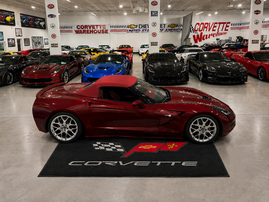 Corvette C6 Garage Floor Mat 5x7 FT (60x87 Inches) Showroom Rug