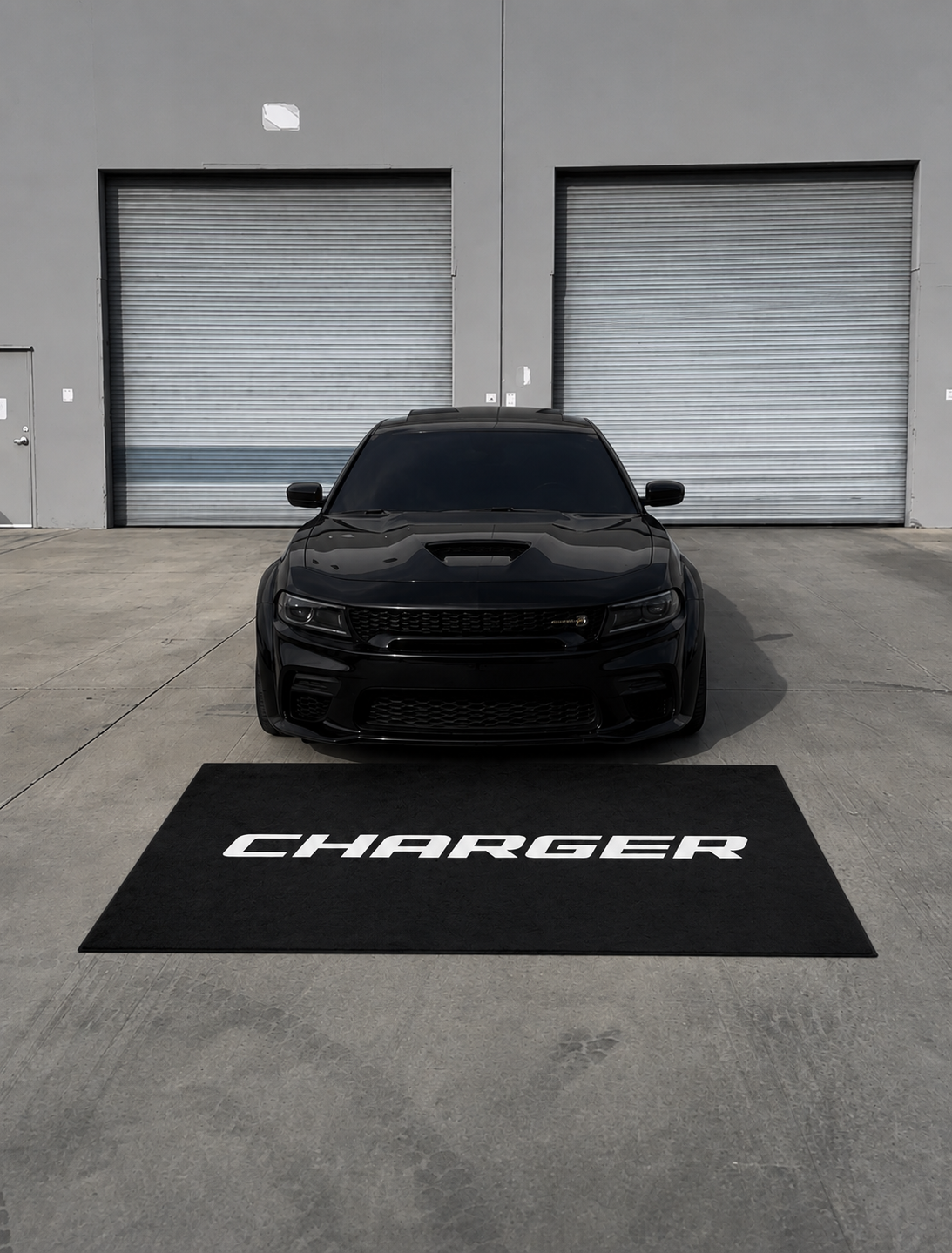 Dodge Charger Garage Floor Mat 5x7 FT (60x87 Inches) Showroom Rug