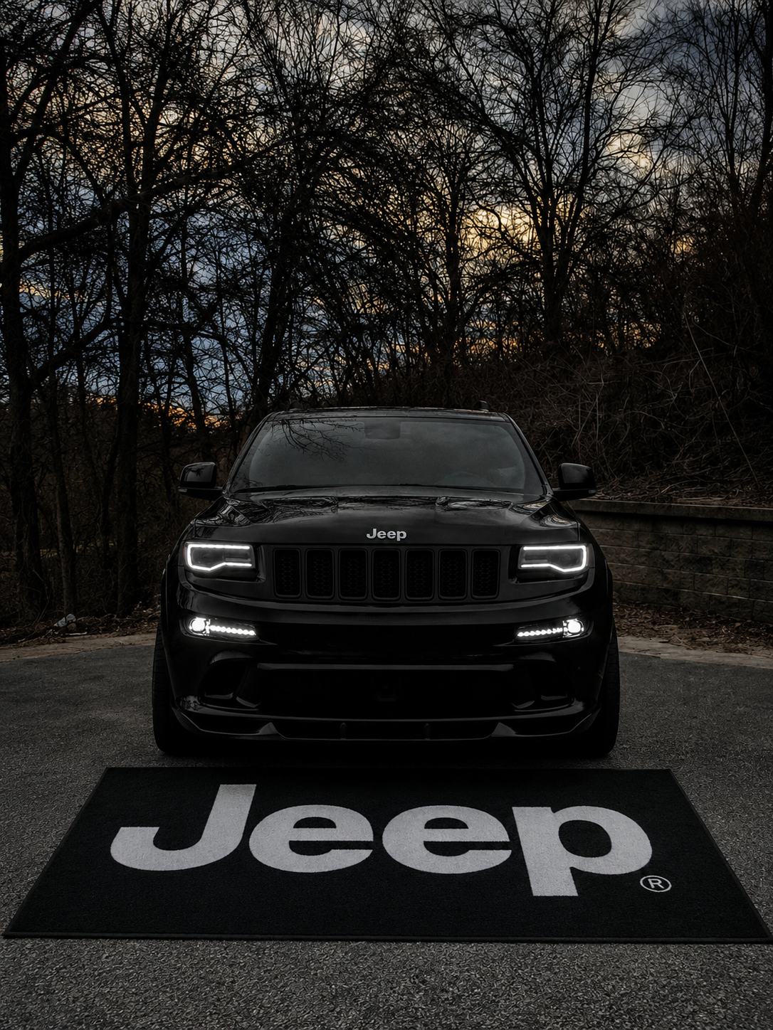 JEEP Garage Floor Mat 5x7 FT (60x87 Inches) Showroom Rug