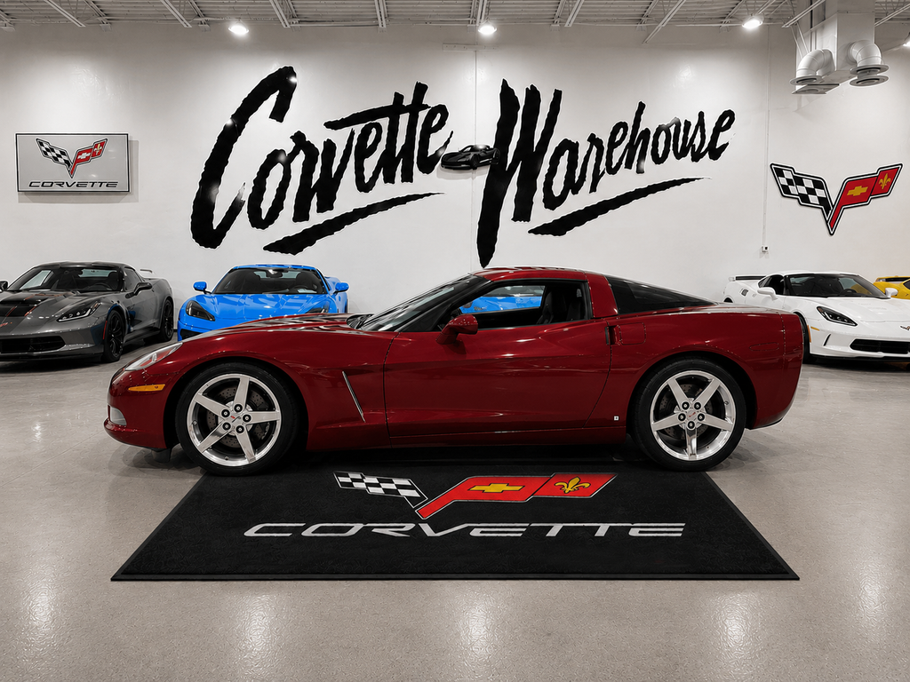 Corvette C6 Garage Floor Mat 5x7 FT (60x87 Inches) Showroom Rug