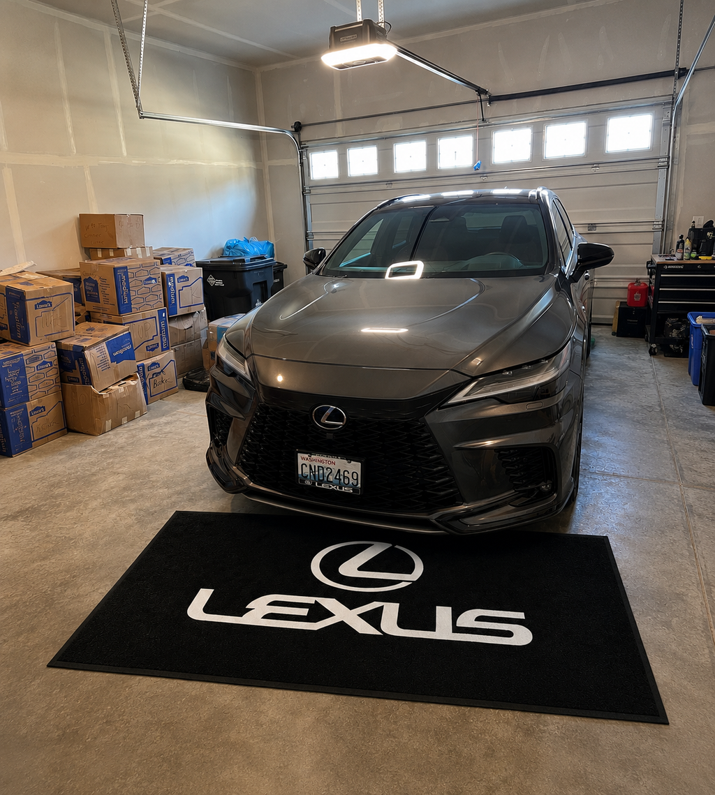 Lexus Garage Floor Mat 5x7 FT (60x87 Inches) Showroom Rug
