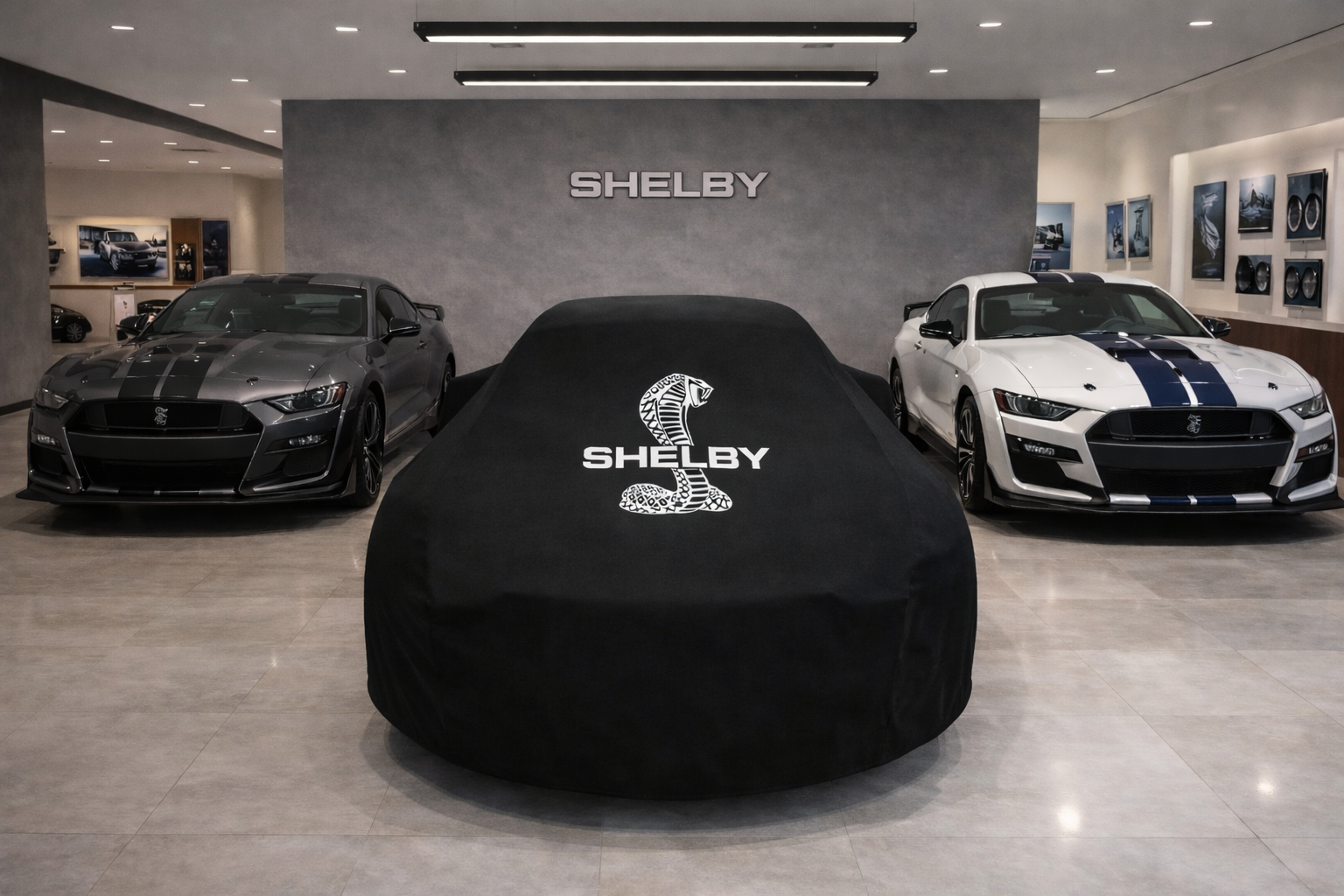 Indoor Car Cover Compatible with Shelby Models – Dustproof, Soft Protection