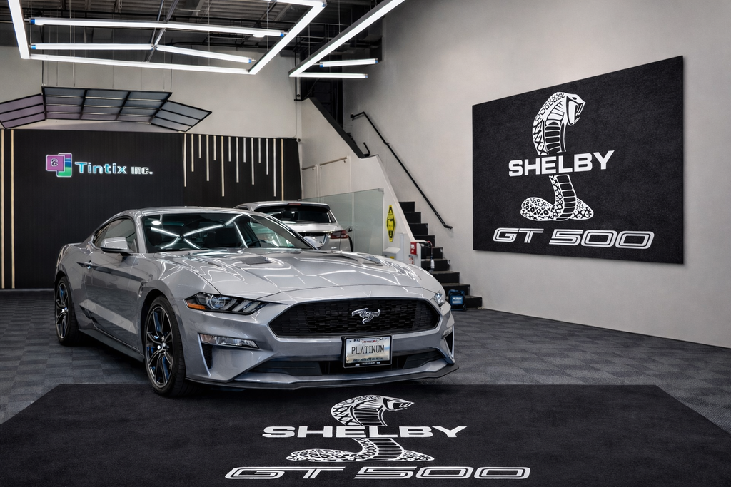 Shelby GT500 Garage Floor Mat 5x7 FT (60x87 Inches) Showroom Rug