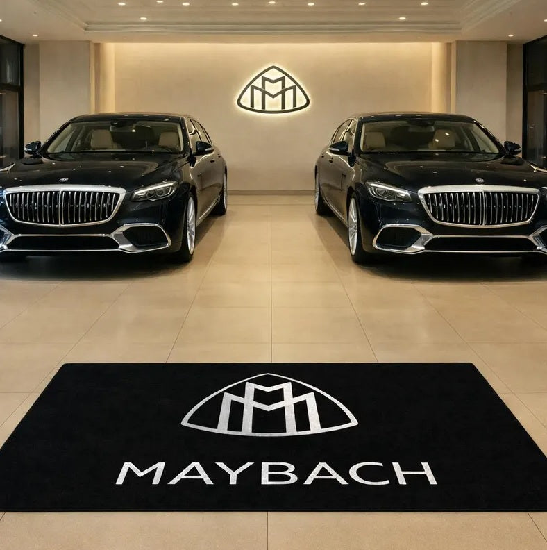 Maybach Garage Mat – Non-Slip Premium Rug for Home & Car Display (59×86”)