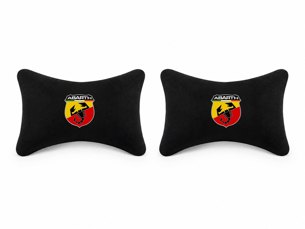 Fiat Abarth Velvet Neck Pillow, 2pcs