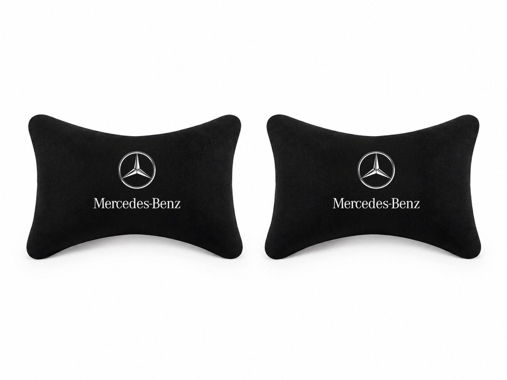 Mercedes Amg Velvet Neck Pillow, 2pcs