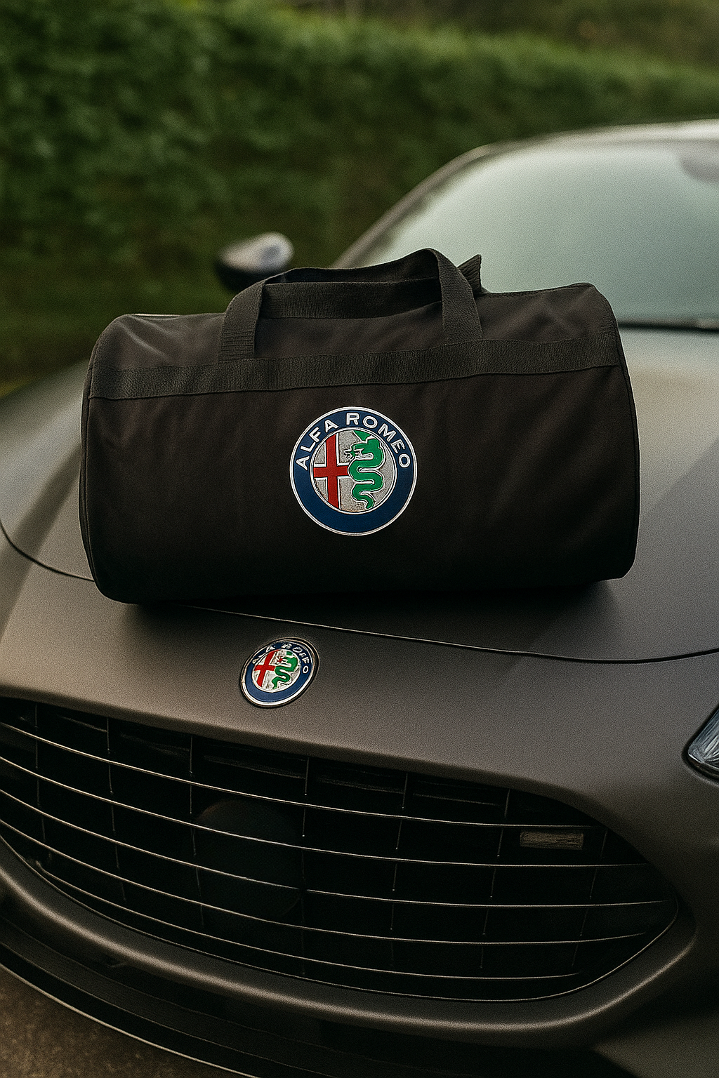 Luxury Alfa Romeo Duffel - Trunk Bag 12" × 20"