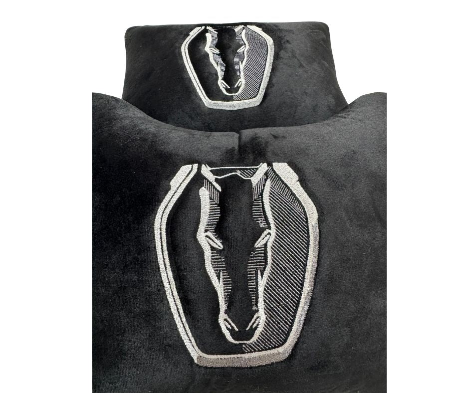 Mustang Darkhorse Alcantara Neck Pillow - 2 PCS