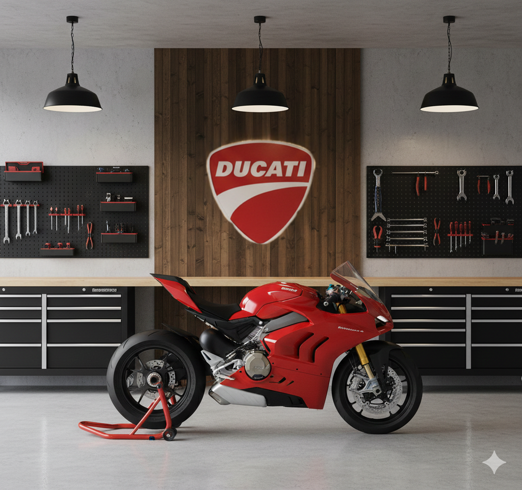 Ducati Wall Sign for Garage – Premium Wall Decor for Car Enthusiasts