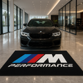 BMW M Performance Garage Mat – Non-Slip Premium Rug for Home & Car Display (59×86”)