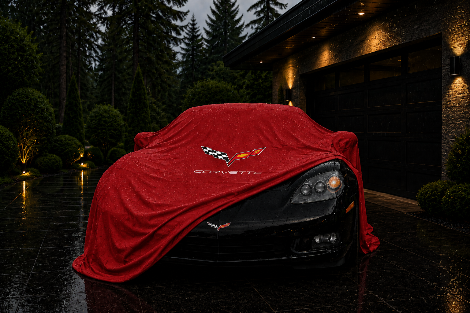 Corvette C6 Outdoor Car Cover Compatible with Corvette Models – Waterproof