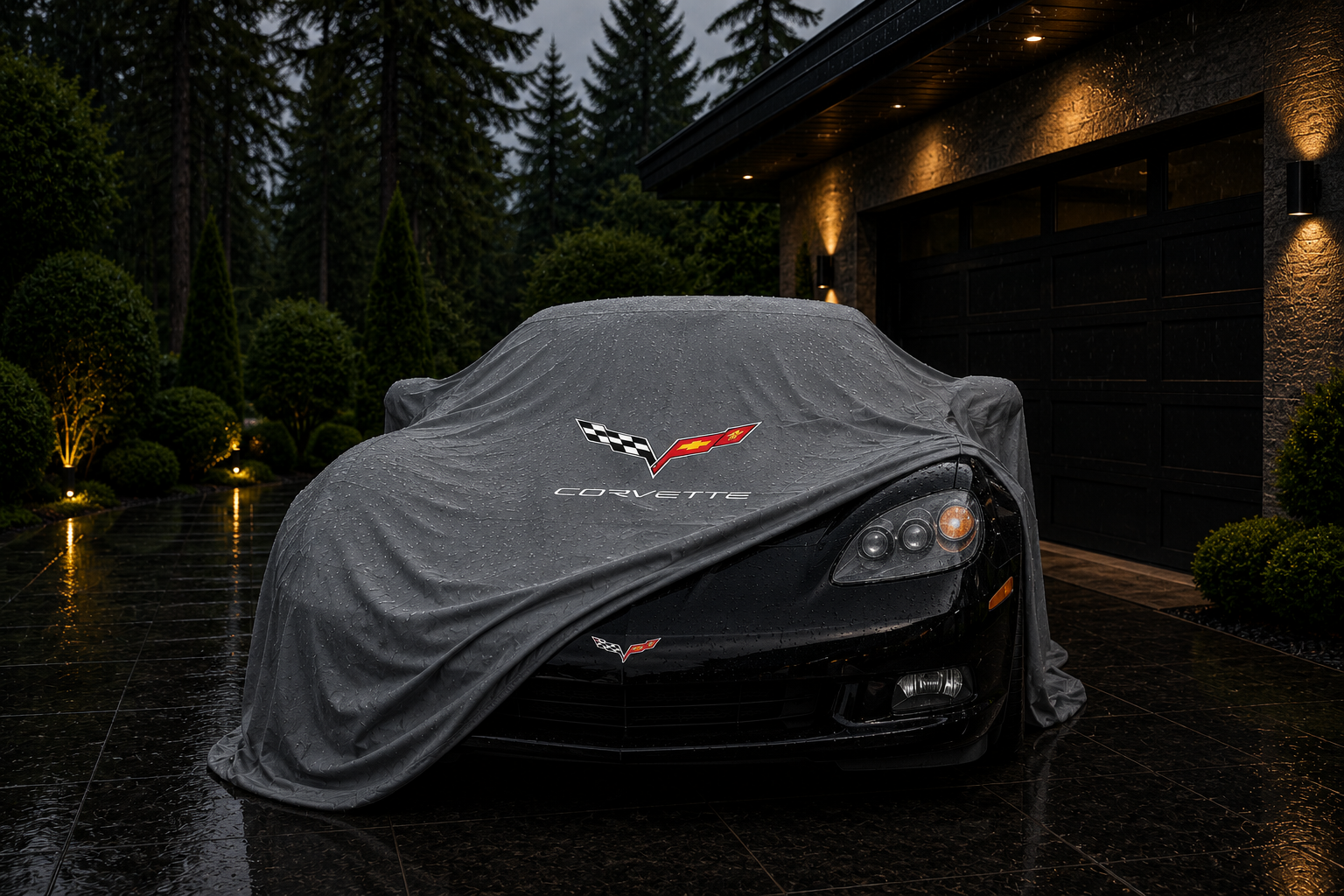 Corvette C6 Outdoor Car Cover Compatible with Corvette Models – Waterproof