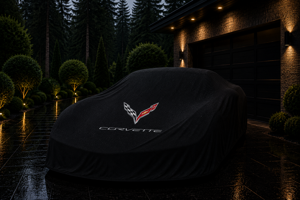 Corvette C8 Outdoor Car Cover Compatible with Corvette Models – Waterproof