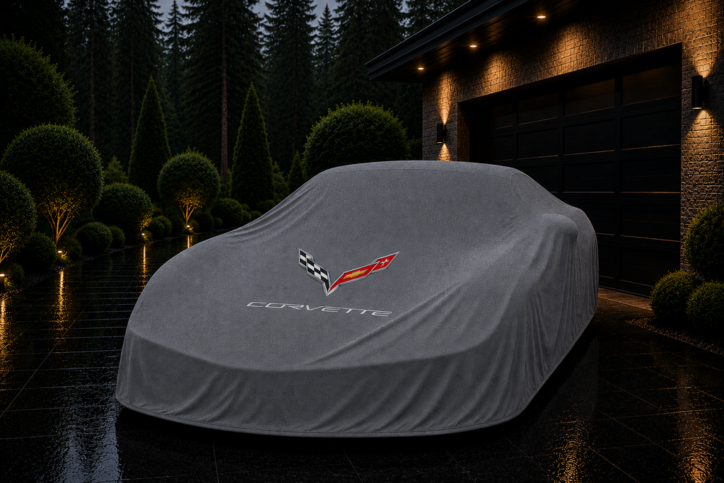 Corvette C8 Outdoor Car Cover Compatible with Corvette Models – Waterproof