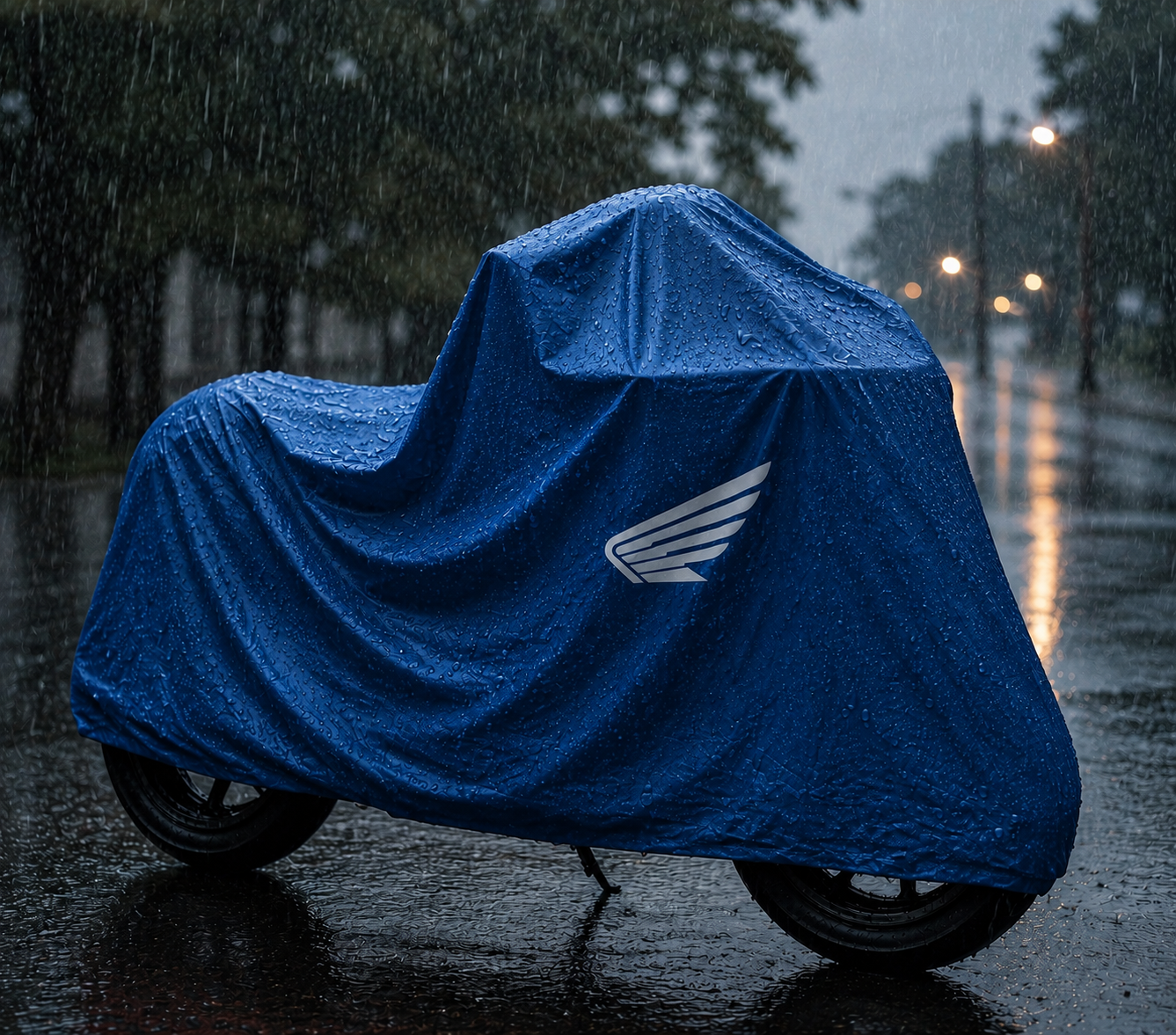 Honda Motorcycle Protective Outdoor Cover – Rain, Sun & Dust Resistant