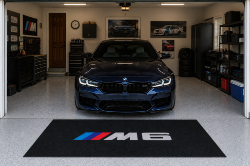 BMW M6 Garage Floor Mat – Premium Parking Mat 60x87 Inches