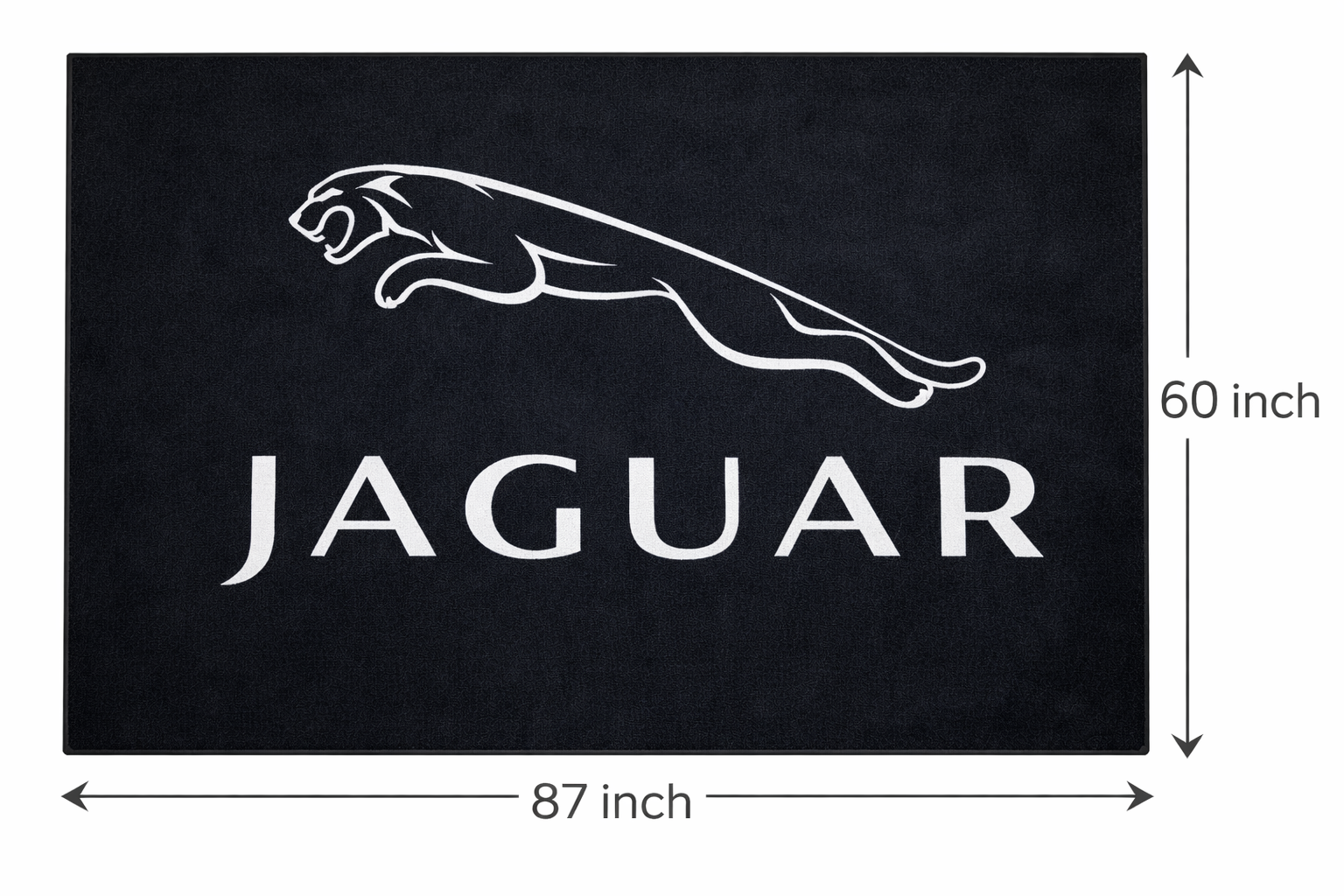 Jaguar Garage Mat – Non-Slip Premium Rug for Home & Car Display (59×86”)