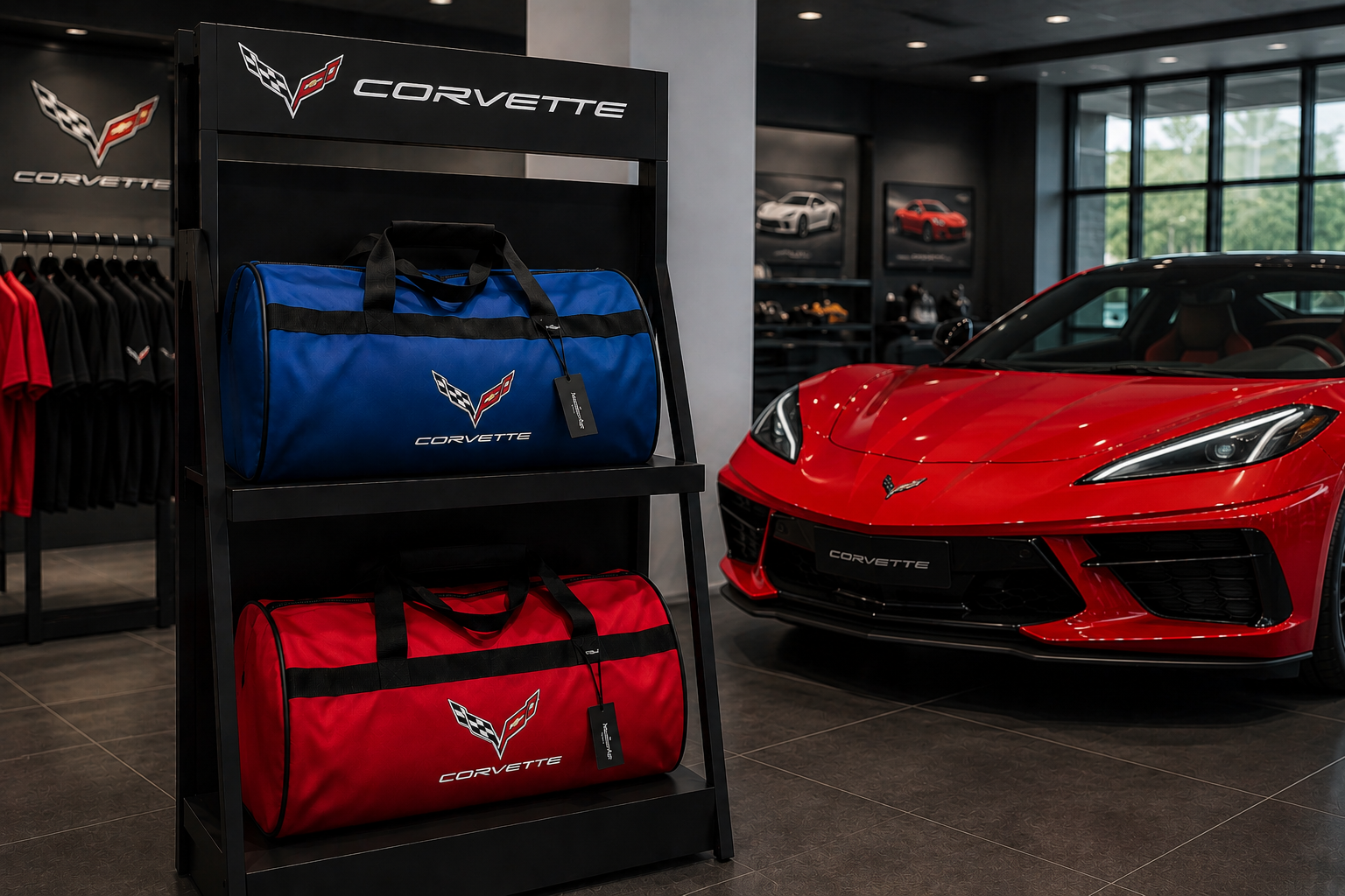 Luxury Corvette Duffel - Trunk Bag 12" × 20"