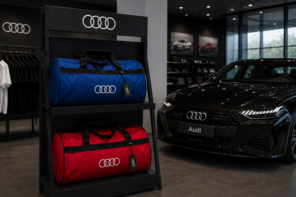 Luxury Audi Duffel Bag - Trunk Bag 12" × 20"