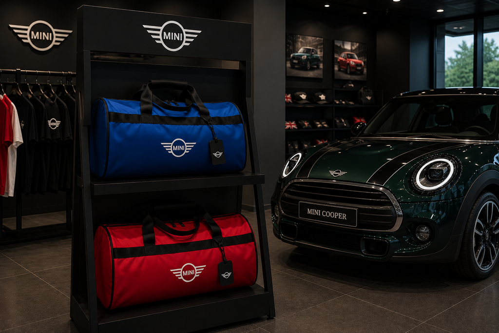 Luxury Mini Cooper Duffel Bag - Trunk Bag 12" × 20"