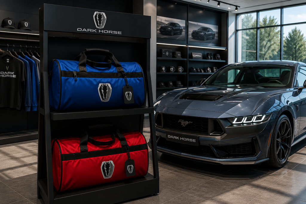 Luxury Mustang Darkhorse Duffel - Trunk Bag 12" × 20"