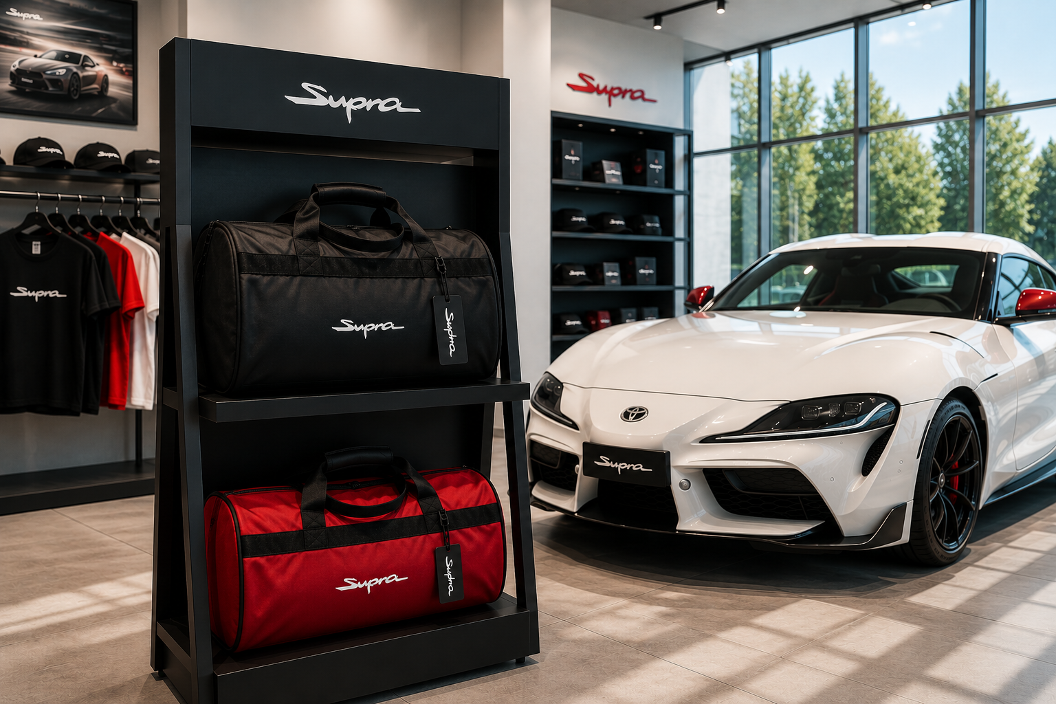 Luxury Supra Duffel - Trunk Bag 12" × 20"