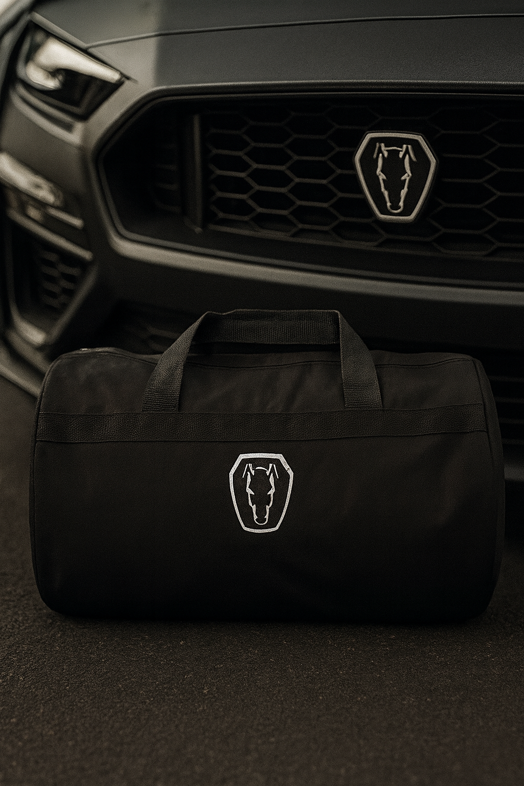 Luxury Mustang Darkhorse Duffel - Trunk Bag 12" × 20"
