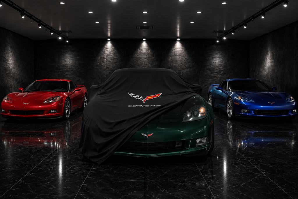 Indoor Car Cover Compatible with Corvette C6 (2005–2013)  Models – Dustproof, Soft Protection