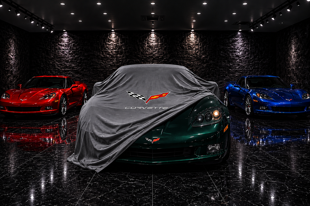 Indoor Car Cover Compatible with Corvette C6 (2005–2013)  Models – Dustproof, Soft Protection