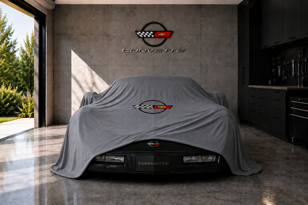 Indoor Car Cover Compatible with Corvette C4 Models – Dustproof, Soft Protection