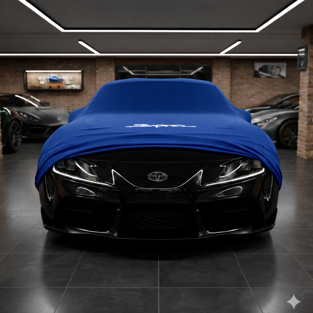 Indoor Car Cover Compatible with Supra Models – Dustproof, Soft Protection