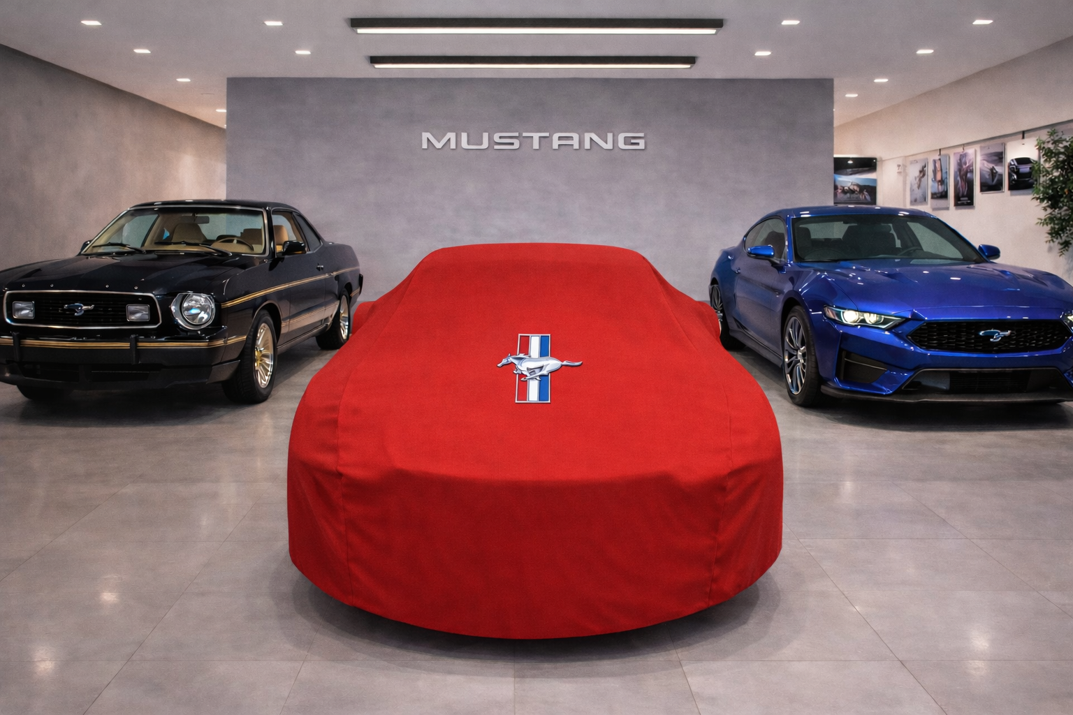 Indoor Car Cover Compatible with Ford Mustang Models – Dustproof, Soft Protection