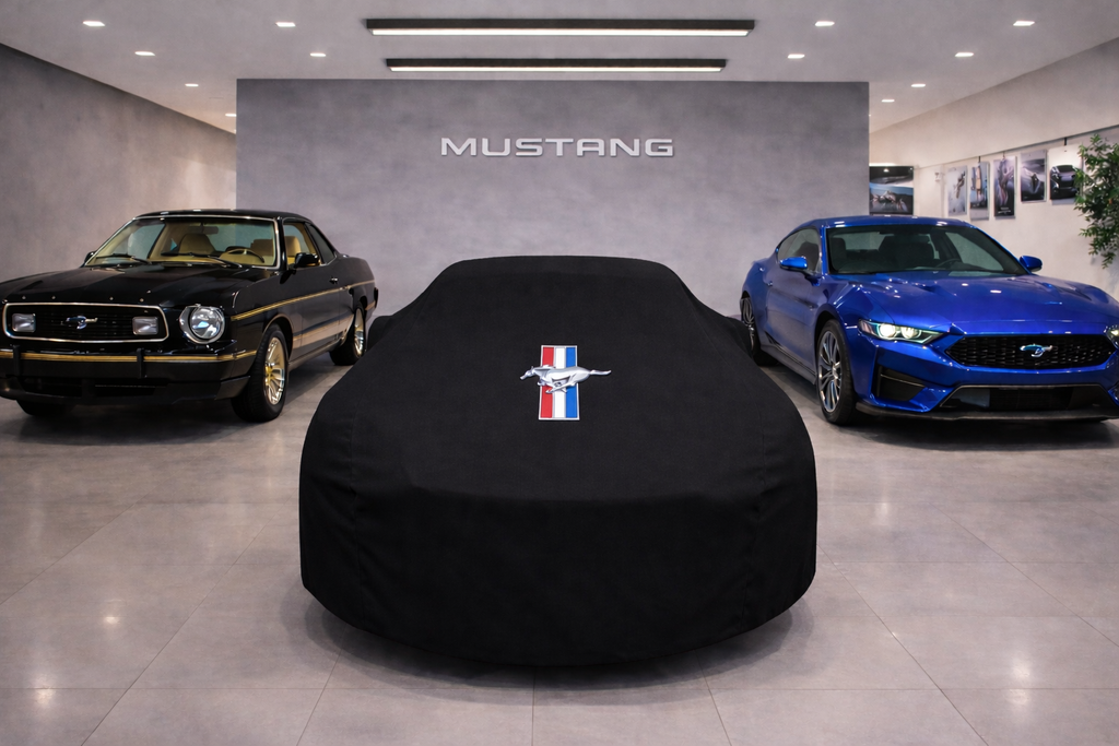Indoor Car Cover Compatible with Ford Mustang Models – Dustproof, Soft Protection