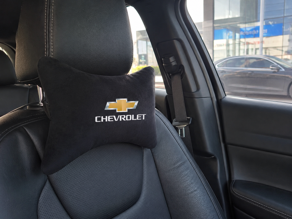 CHEVROLET Velvet Neck Pillow, 2pcs