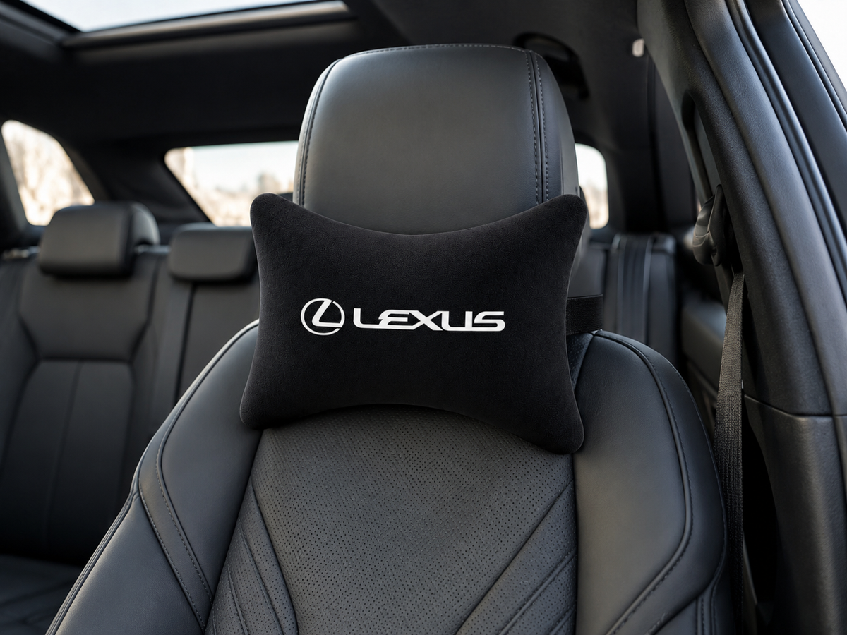 Lexus Velvet Neck Pillow, 2pcs