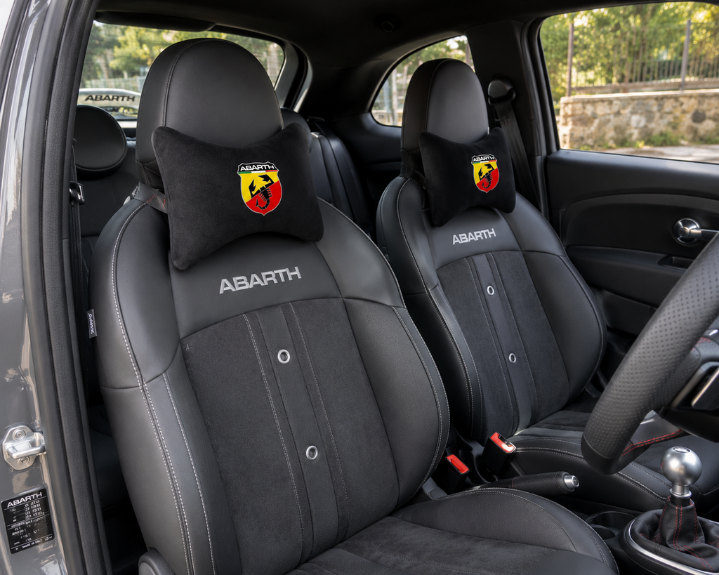 Fiat Abarth Velvet Neck Pillow, 2pcs