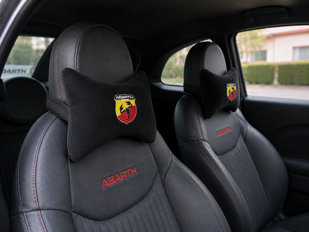 Fiat Abarth Velvet Neck Pillow, 2pcs