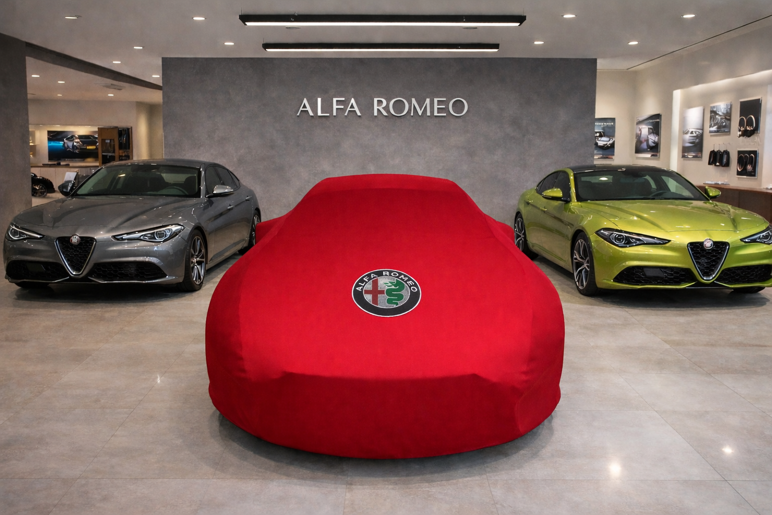 Indoor Car Cover Compatible with Alfa Romeo Models – Dustproof, Soft Protection