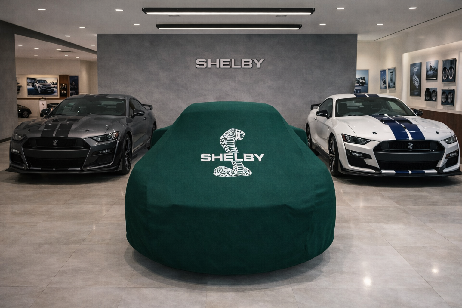 Indoor Car Cover Compatible with Shelby Models – Dustproof, Soft Protection