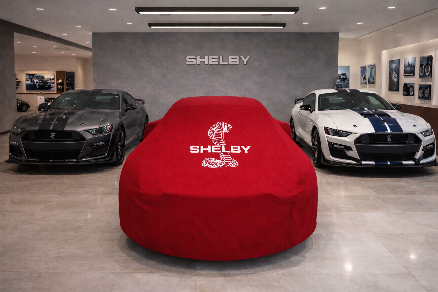 Indoor Car Cover Compatible with Shelby Models – Dustproof, Soft Protection