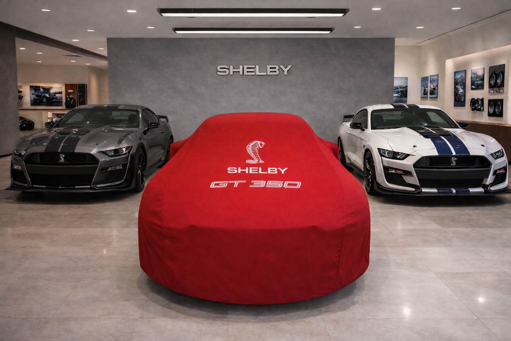 Indoor Car Cover Compatible with Shelby GT350 Models – Dustproof, Soft Protection