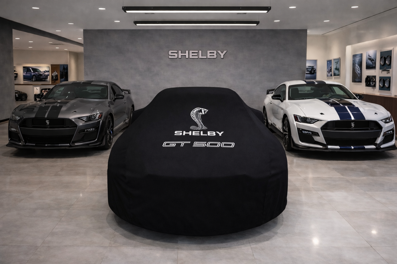 Indoor Car Cover Compatible with Shelby GT500 Models – Dustproof, Soft Protection