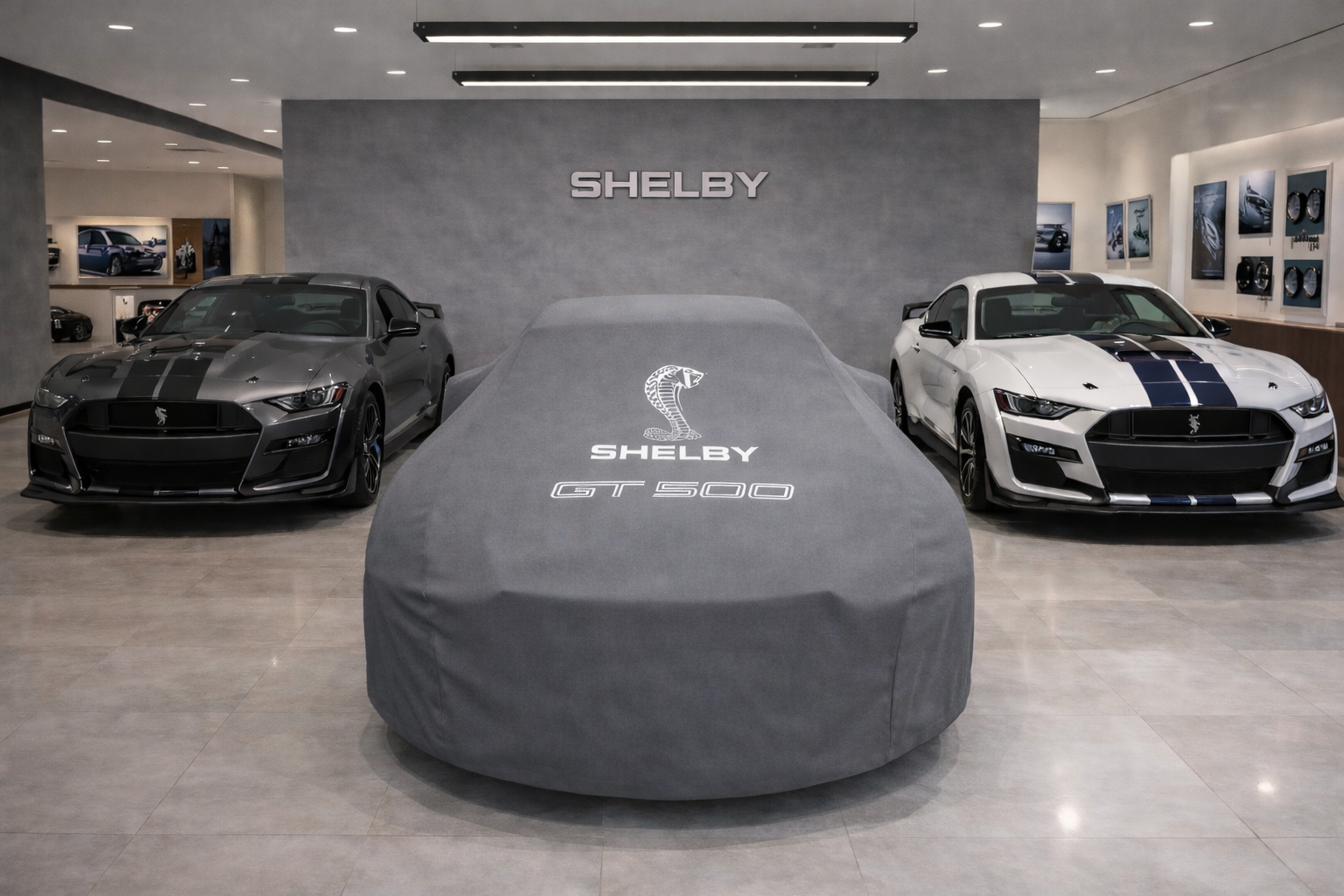 Indoor Car Cover Compatible with Shelby GT500 Models – Dustproof, Soft Protection