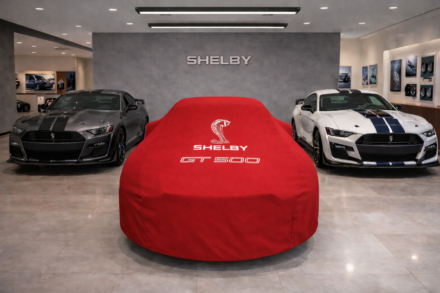 Indoor Car Cover Compatible with Shelby GT500 Models – Dustproof, Soft Protection